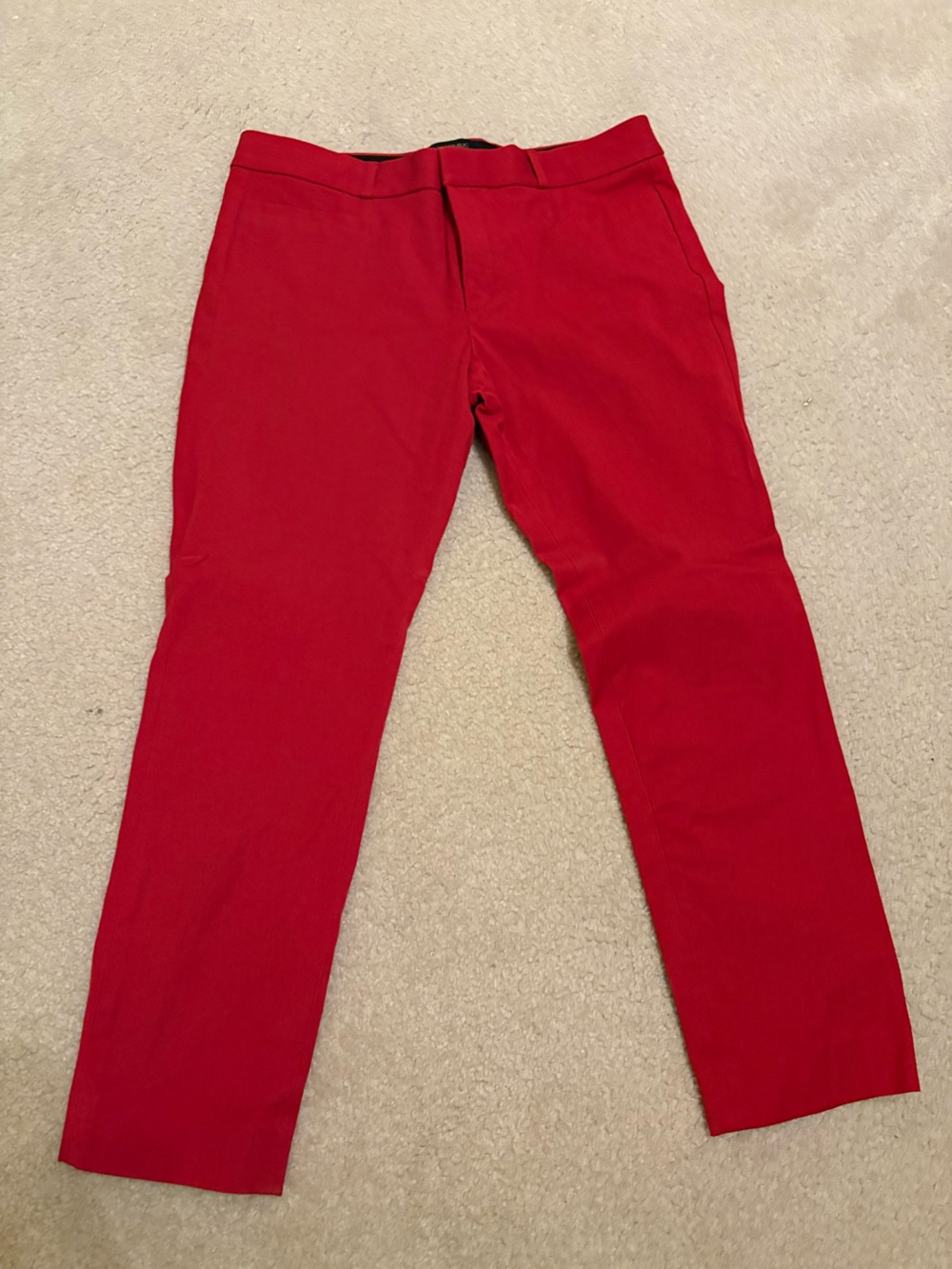 Banana Republic Red Sloane Dress Pants